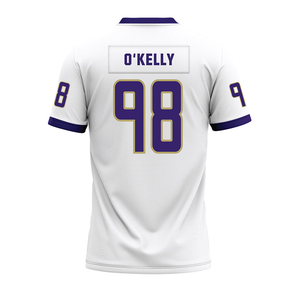 JMU - Football Alumni : Harry O'Kelly - White Premium Football Jersey-1