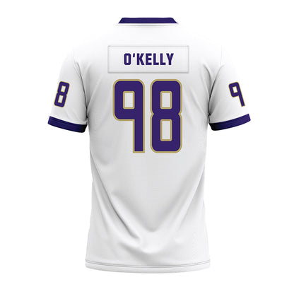 JMU - Football Alumni : Harry O'Kelly - White Premium Football Jersey-1