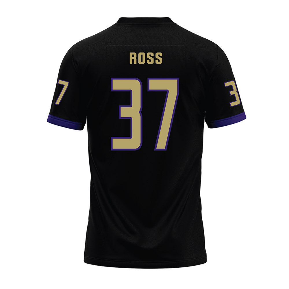 JMU - NCAA Football : Hayden Ross - Black Premium Football Jersey-1