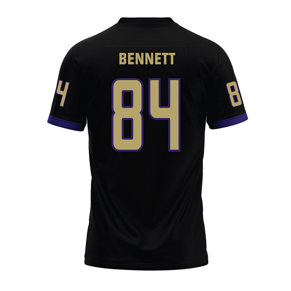 JMU - NCAA Football : Andrew Bennett - Black Premium Football Jersey-1