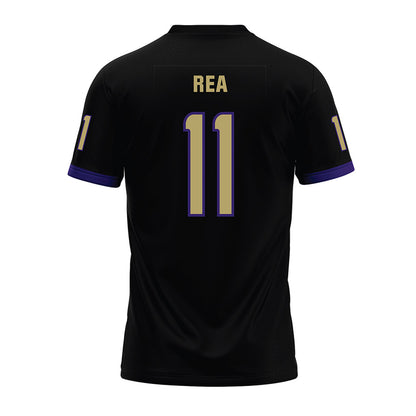 JMU - NCAA Football : Patrick Rea - Black Premium Football Jersey-1