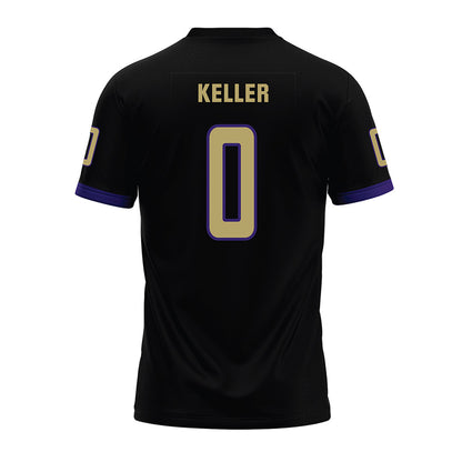JMU - NCAA Football : Cole Keller - Black Premium Football Jersey-1