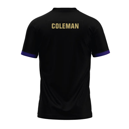 JMU - NCAA Football : Camden Coleman - Black Premium Football Jersey-1