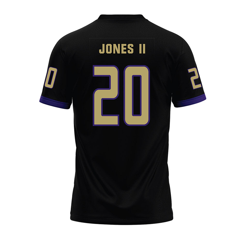 JMU - NCAA Football : Terrence Jones II - Black Premium Football Jersey-1