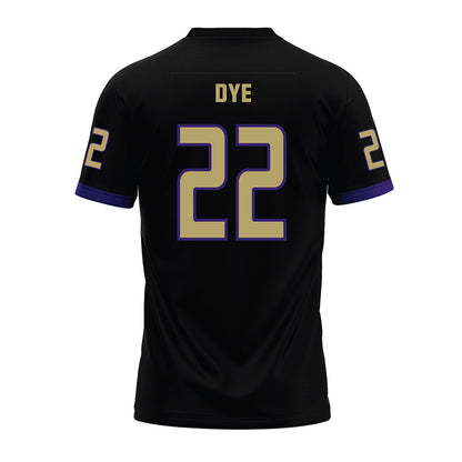 JMU - NCAA Football : Trashon Dye - Black Premium Football Jersey-1