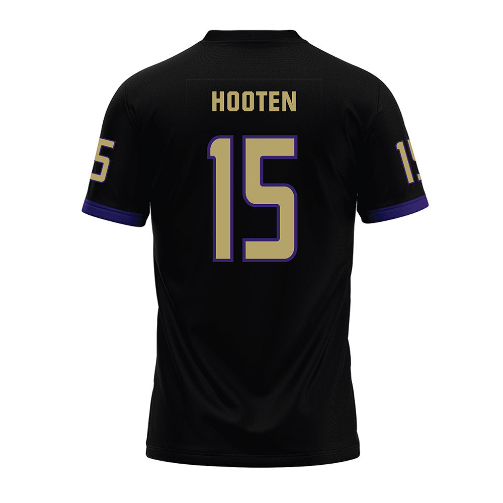 JMU - NCAA Football : Jt Hooten - Black Premium Football Jersey-1