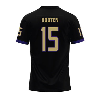 JMU - NCAA Football : Jt Hooten - Black Premium Football Jersey-1