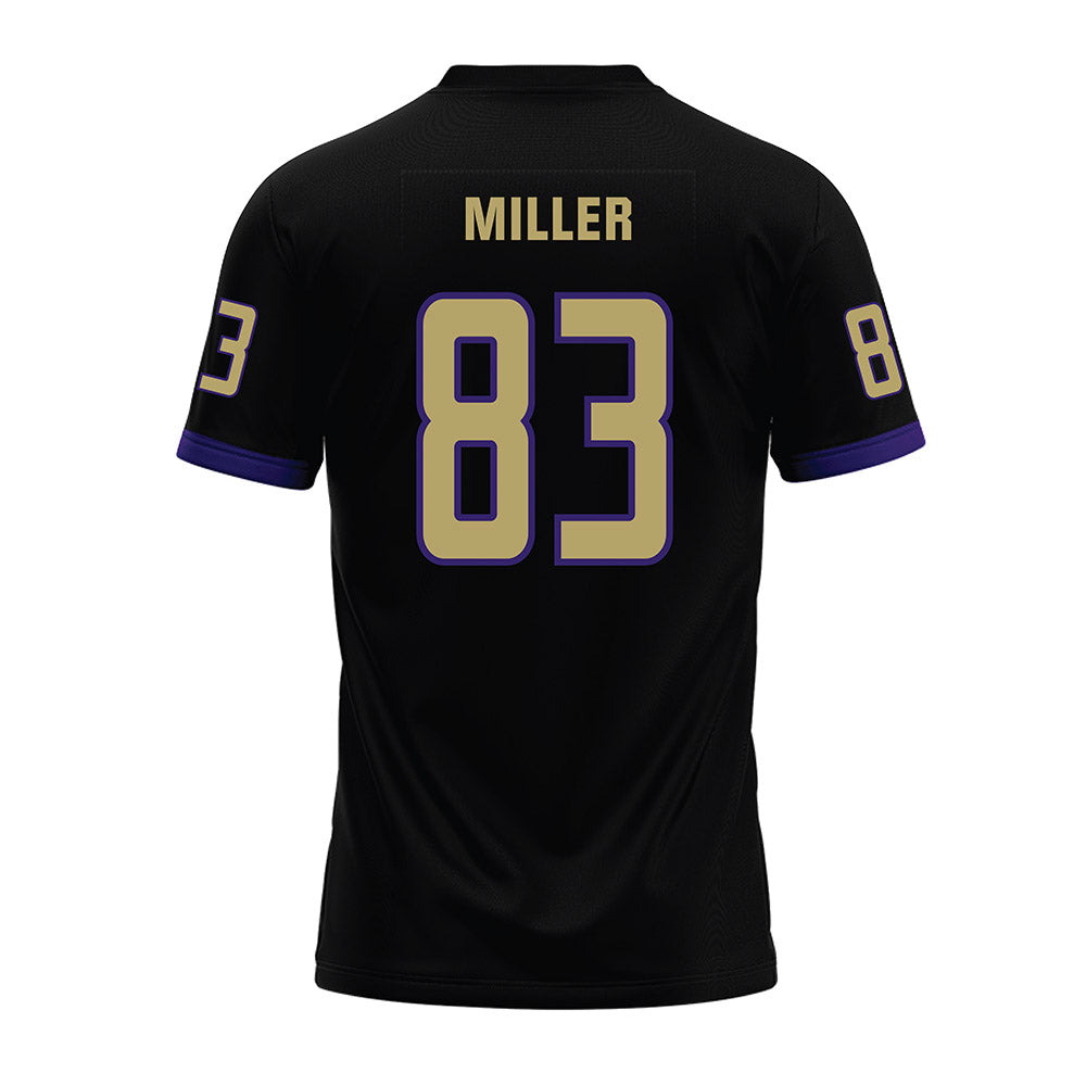 JMU - NCAA Football : Chase Miller - Black Premium Football Jersey-1