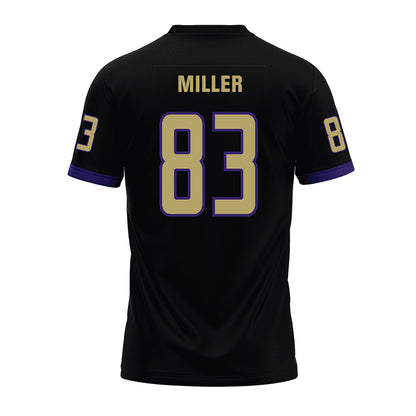 JMU - NCAA Football : Chase Miller - Black Premium Football Jersey-1