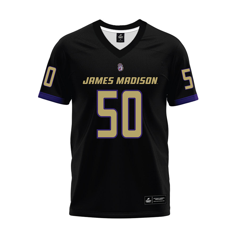 JMU - NCAA Football : Jesse Sears - Black Premium Football Jersey-0