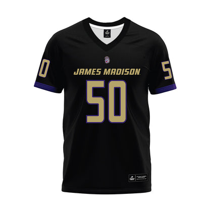 JMU - NCAA Football : Jesse Sears - Black Premium Football Jersey-0