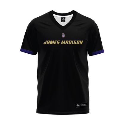 JMU - NCAA Football : Camden Coleman - Black Premium Football Jersey-0