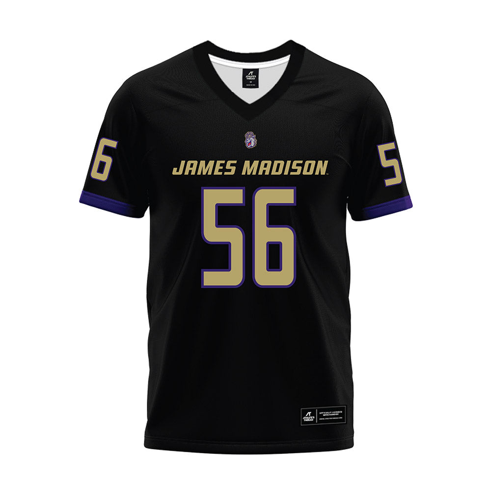 JMU - NCAA Football : JaKobe Campbell - Black Premium Football Jersey-0