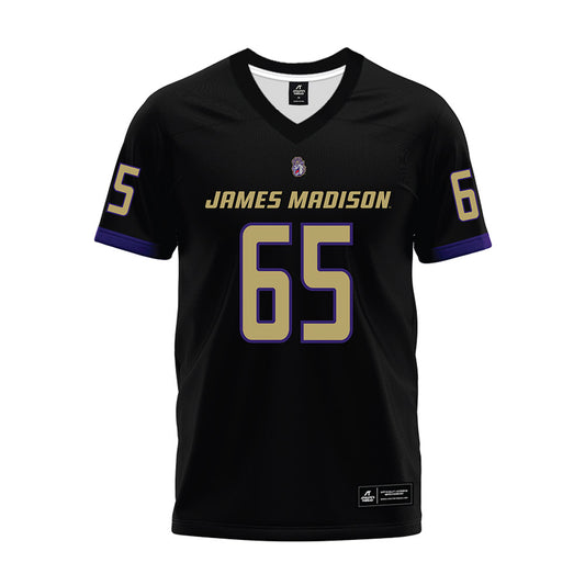 JMU - NCAA Football : Parker Cunningham - Black Premium Football Jersey-0