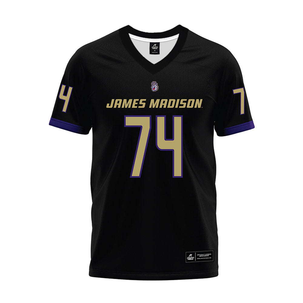 JMU - NCAA Football : Sani Reed - Black Premium Football Jersey-0
