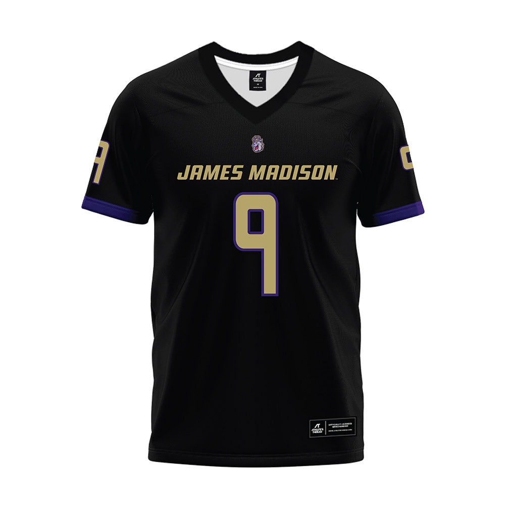 JMU - NCAA Football : Keitrone Simpson - Black Premium Football Jersey-0
