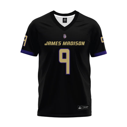 JMU - NCAA Football : Keitrone Simpson - Black Premium Football Jersey-0