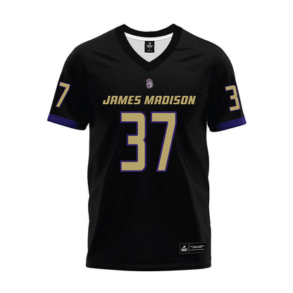 JMU - NCAA Football : Hayden Ross - Black Premium Football Jersey-0
