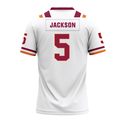 Virginia Tech - NCAA Football : Marlion Jackson - Premium Football Jersey-1