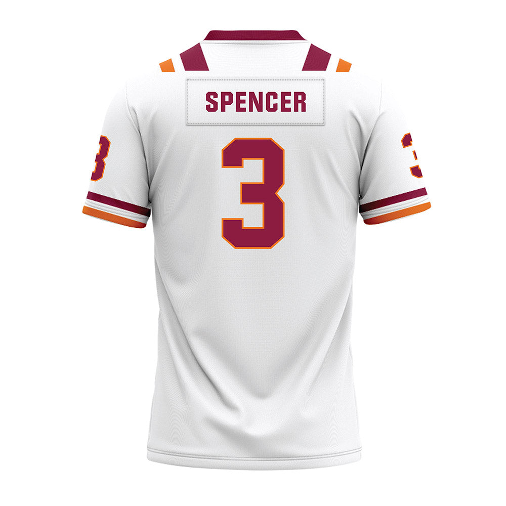 Virginia Tech - NCAA Football : Kaleb Spencer - Premium Football Jersey-1