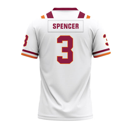Virginia Tech - NCAA Football : Kaleb Spencer - Premium Football Jersey-1
