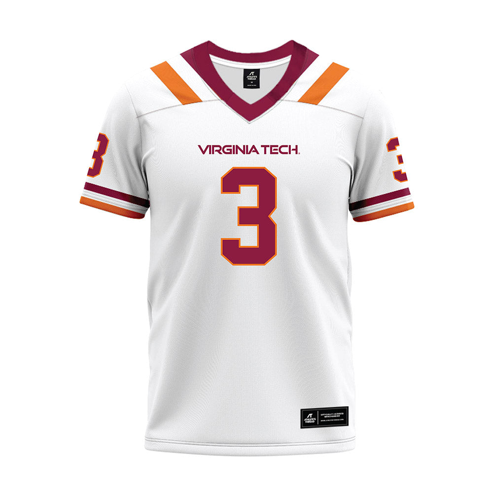 Virginia Tech - NCAA Football : Kaleb Spencer - Premium Football Jersey-0