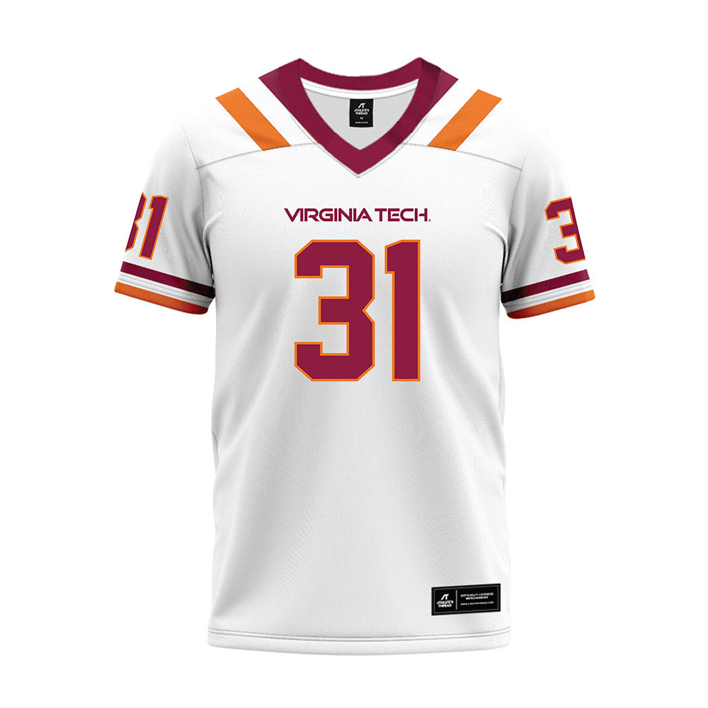 Virginia Tech - NCAA Football : Jason Abbey - Premium Football Jersey-0