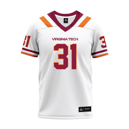 Virginia Tech - NCAA Football : Jason Abbey - Premium Football Jersey-0