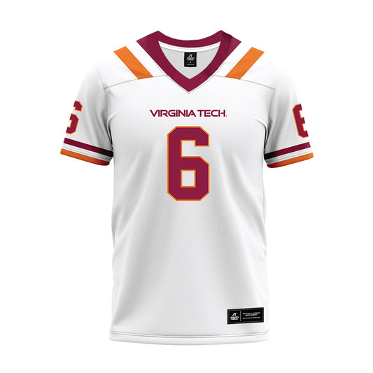 Virginia Tech - NCAA Football : Jordan Bass - Premium Football Jersey-0