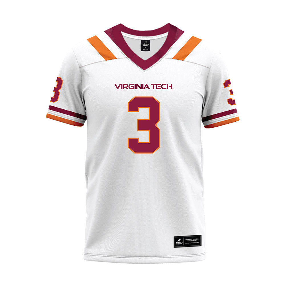 Virginia Tech - NCAA Football : Kaleb Spencer - Premium Football Jersey-0