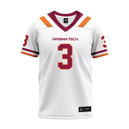 Virginia Tech - NCAA Football : Kaleb Spencer - Premium Football Jersey-0