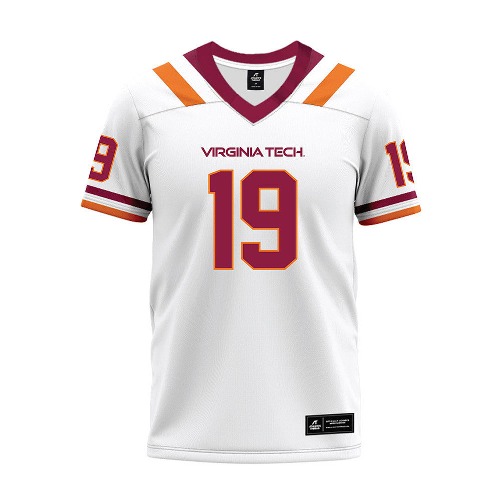 Virginia Tech - NCAA Football : Tyseer Denmark - Premium Football Jersey-0