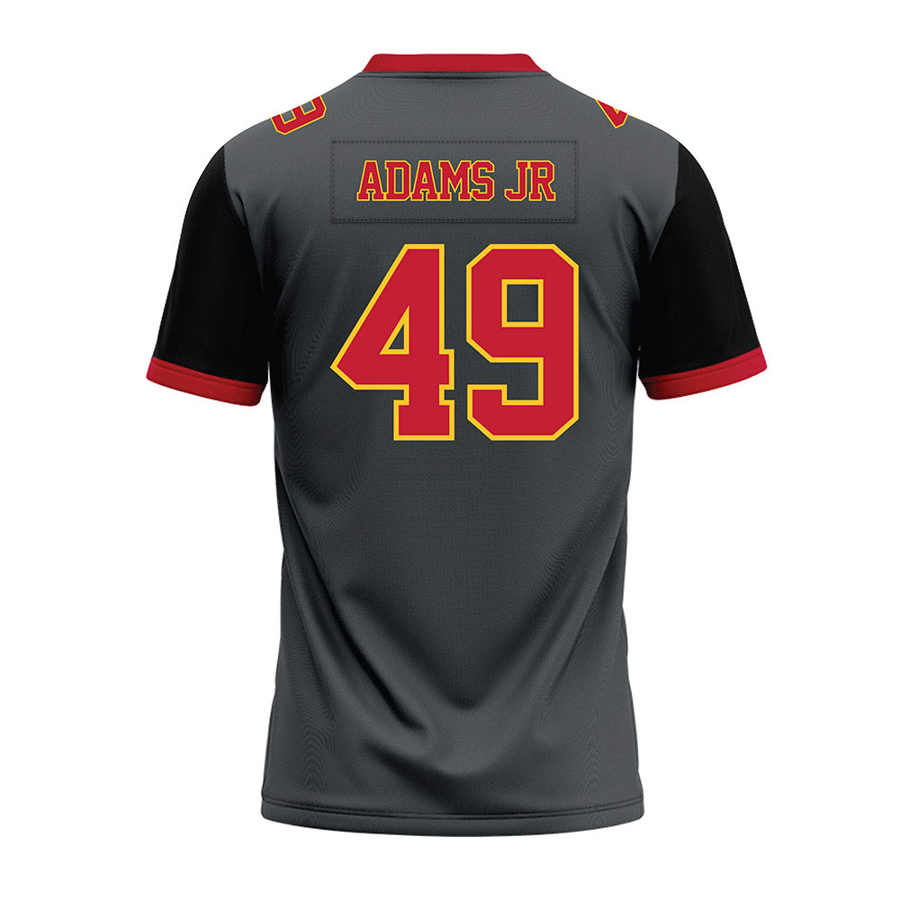 Ferris State - NCAA Football : Maurice Adams Jr - Graphite Premium Football Jersey-1