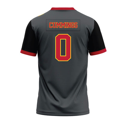 Ferris State - NCAA Football : Sam Cummings - Graphite Premium Football Jersey-1