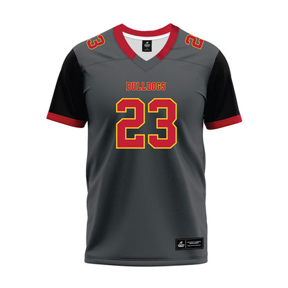 Ferris State - NCAA Football : James Robinson - Graphite Premium Football Jersey-0