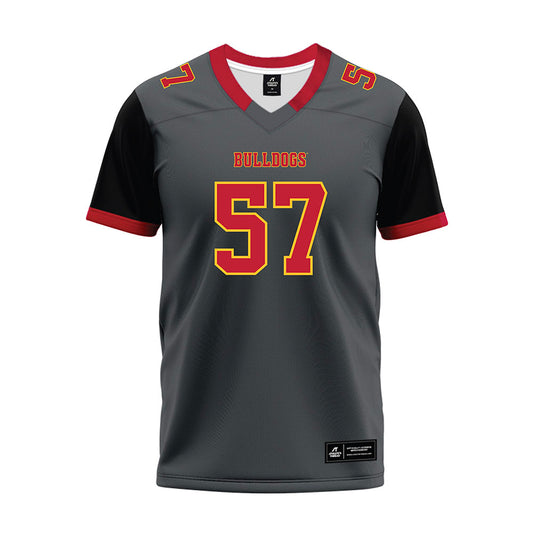 Ferris State - NCAA Football : Jaylen Washington - Graphite Premium Football Jersey-0