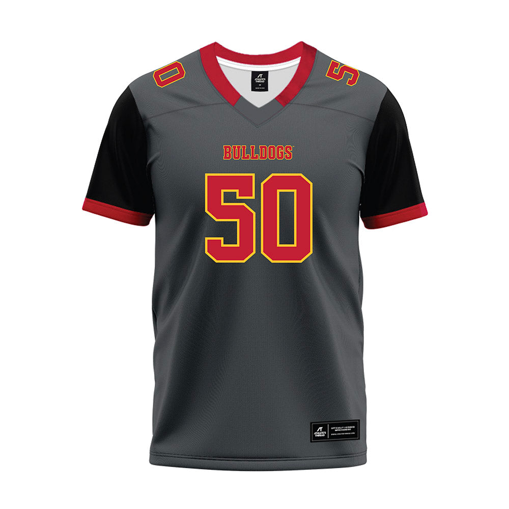 Ferris State - NCAA Football : Deshaun Wheeler - Graphite Premium Football Jersey-0