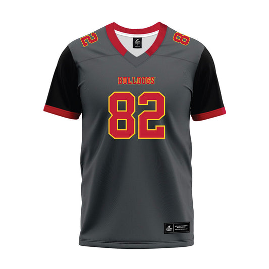 Ferris State - NCAA Football : Kevin Simes - Graphite Premium Football Jersey-0