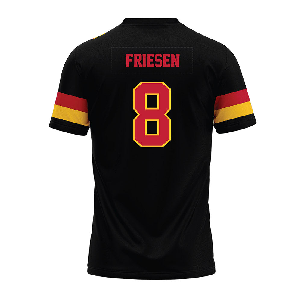 Ferris State - NCAA Football : Kade Friesen - Black Premium Football Jersey-1