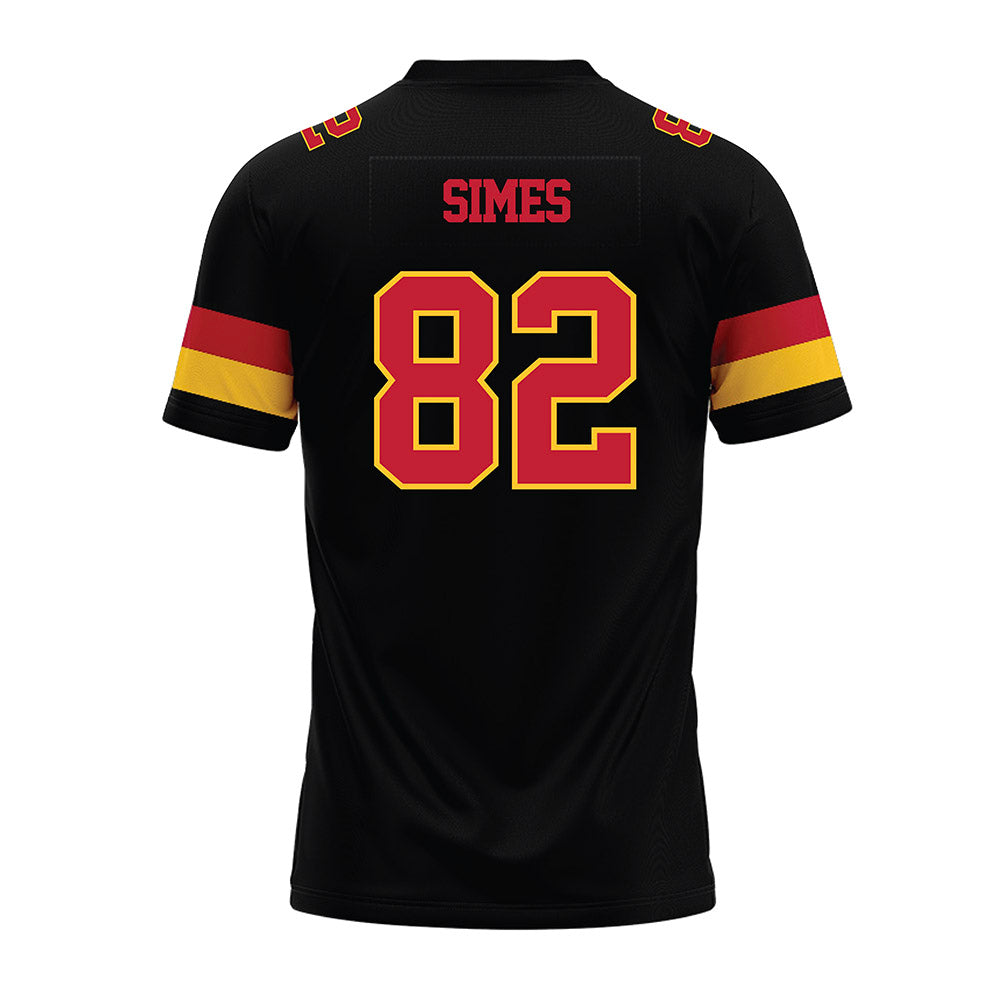 Ferris State - NCAA Football : Kevin Simes - Black Premium Football Jersey-1