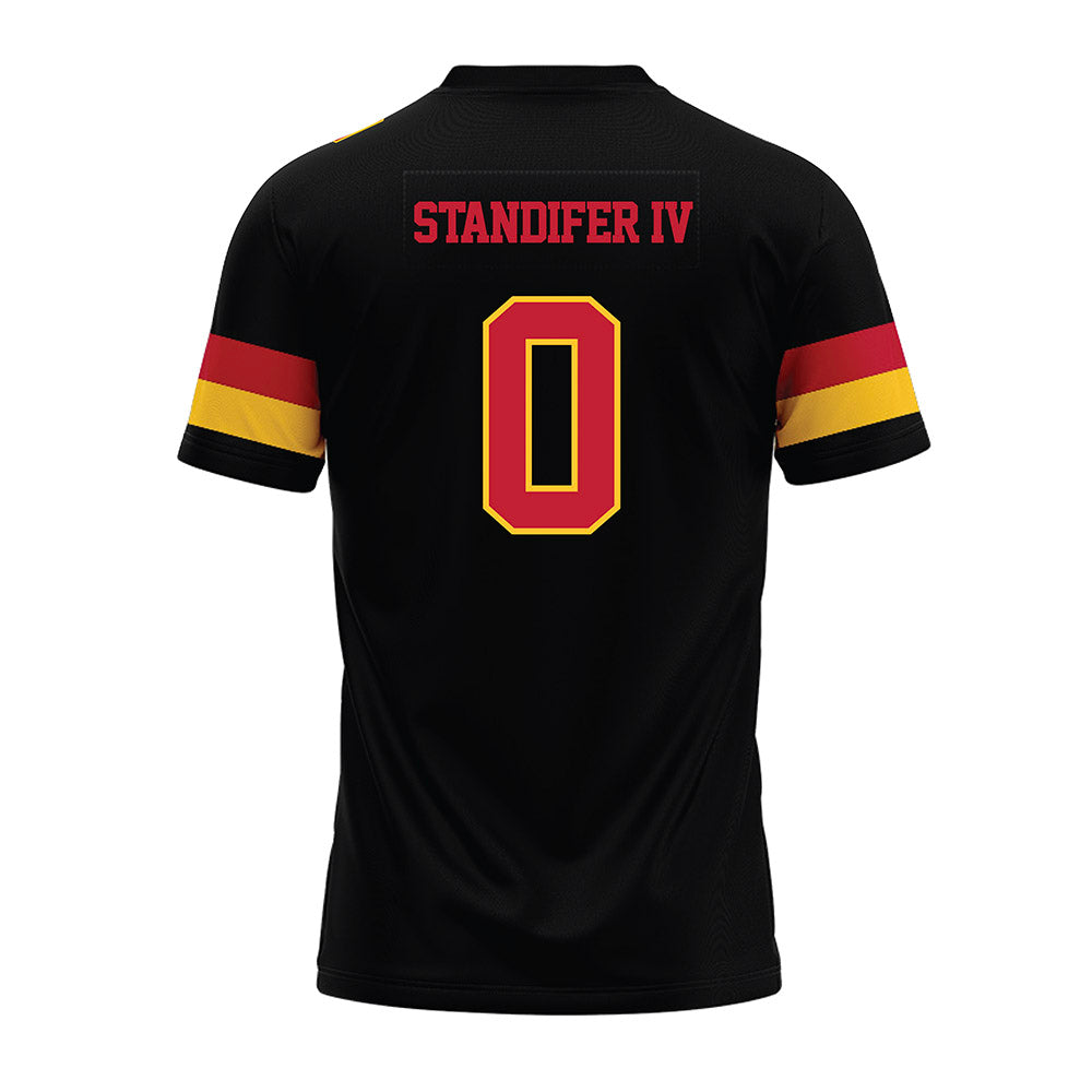Ferris State - NCAA Football : Milton Standifer IV - Black Premium Football Jersey-1
