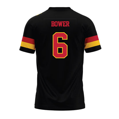 Ferris State - NCAA Football : Tarick Bower - Black Premium Football Jersey-1