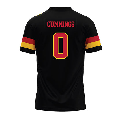 Ferris State - NCAA Football : Sam Cummings - Black Premium Football Jersey-1