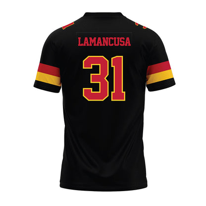 Ferris State - NCAA Football : Jack Lamancusa - Black Premium Football Jersey-1