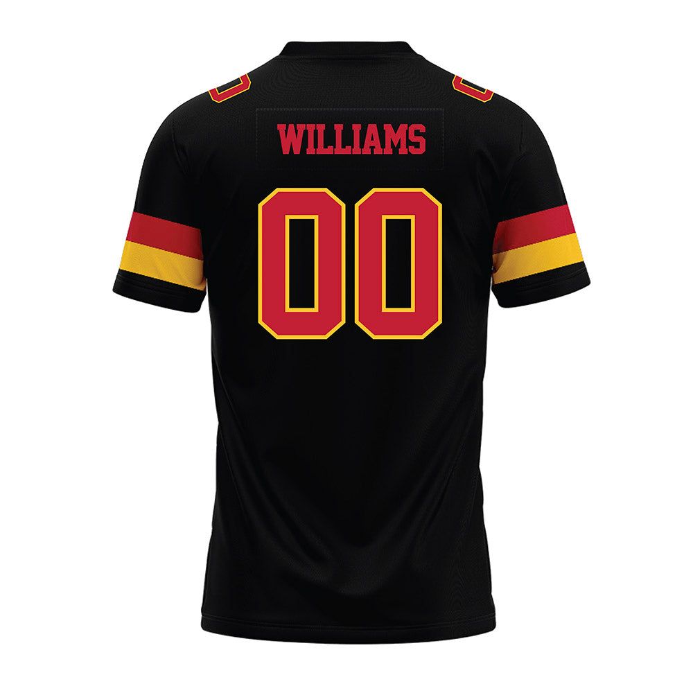 Ferris State - NCAA Football : Jamison Williams - Black Premium Football Jersey-1