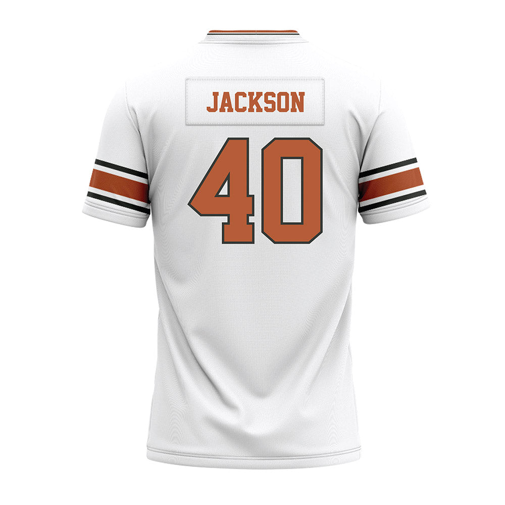 Texas - NCAA Football : Lance Jackson - Premium Football Jersey-1