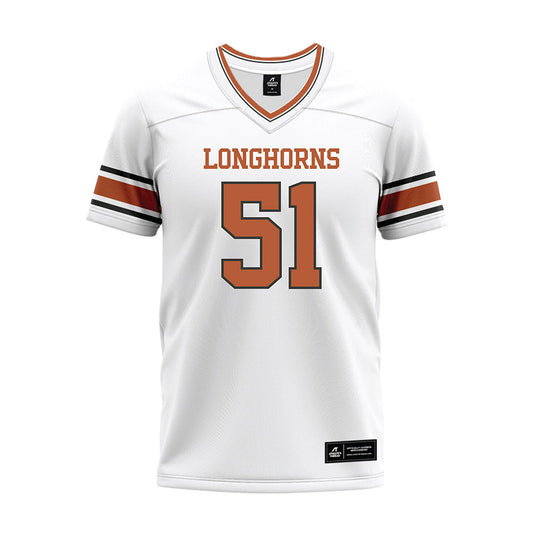 Texas - NCAA Football : John Turntine - Premium Football Jersey-0