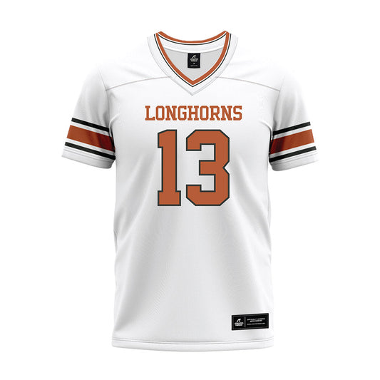 Texas - NCAA Football : Kohen Brown - Premium Football Jersey-0