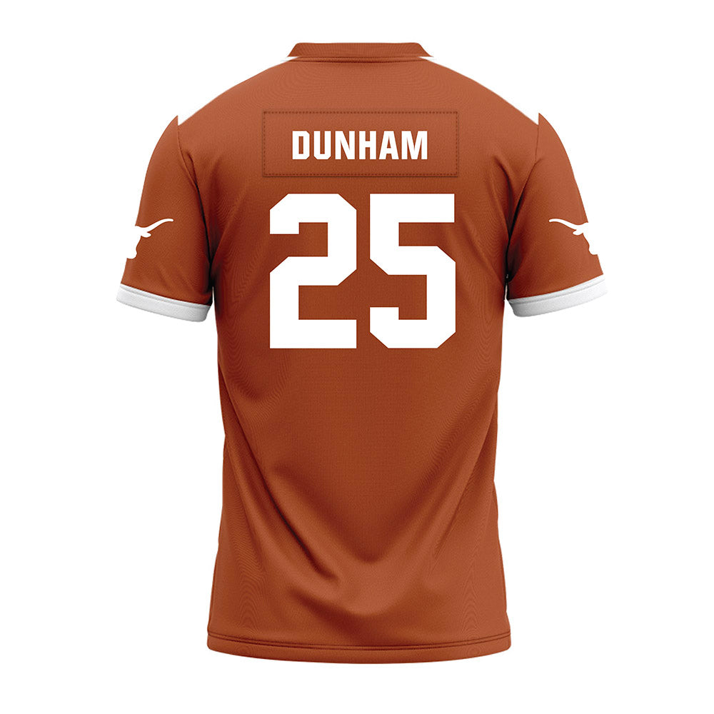 Texas - NCAA Football : Luke Dunham - Premium Football Jersey-1