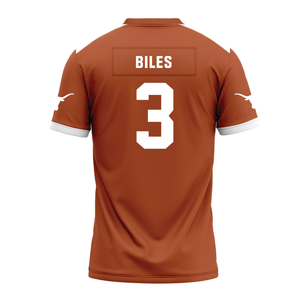 Texas - NCAA Football : Rasheem Biles - Premium Football Jersey-1